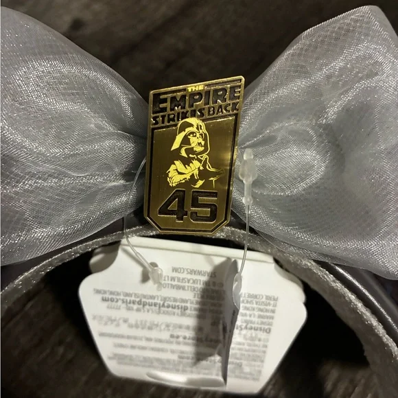 Disney Parks 45th Anniversary of Empire Strikes Back headband Minnie Ears - Picture 5 of 6